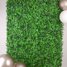 Assorted Ivy Leaf Mix Greenery Garden Wall, Grass Backdrop Mat, Indoor/Outdoor UV Protected Foliage
