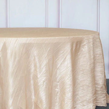 Taffeta & Velvet Round Tablecloths