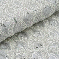 54 Inch x 4 Yards | Sequin Fabric Roll | Bolt of Fabric | TableclothsFactory