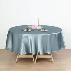Satin Tablecloth, Round Tablecloth, Table Decoration