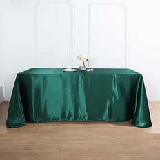 Satin Tablecloth, Rectangular Tablecloth, Table Decoration