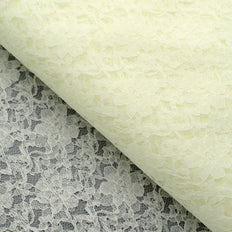 56 inches x15 Yards Ivory Lace Fabric Bolt